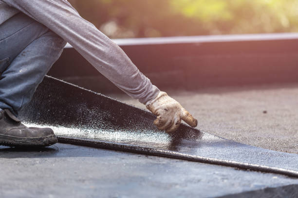 Professional Crawl Space Encapsulation technician working in Arkport, NY